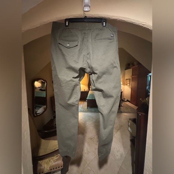 South Pole Olive Joggers with Navy Drawstring - Picture 2 of 6